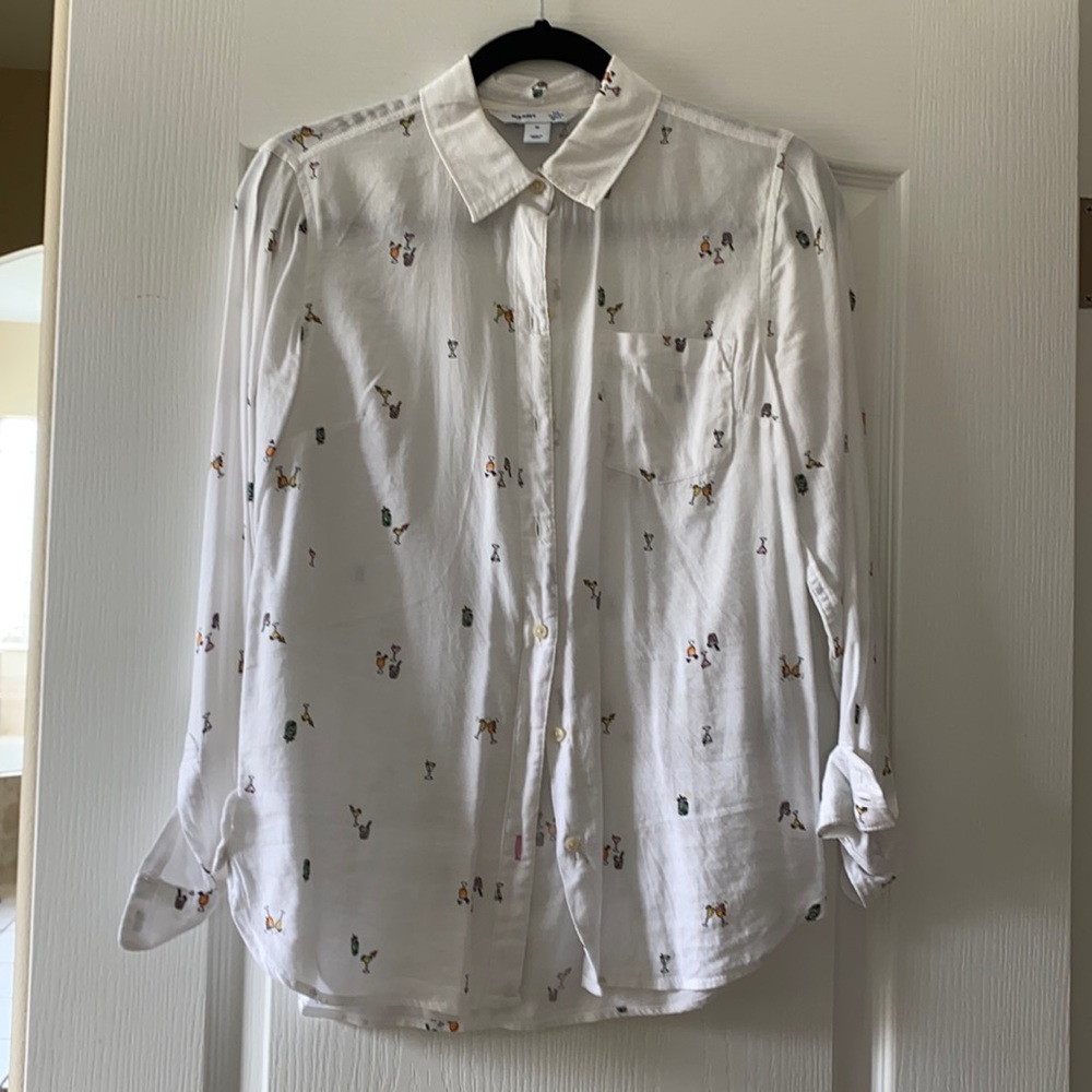 Cocktail Button up shirt